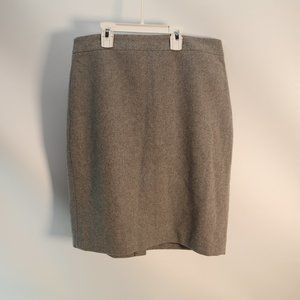 J.Crew Wool Grey The Pencil Skirt size 8